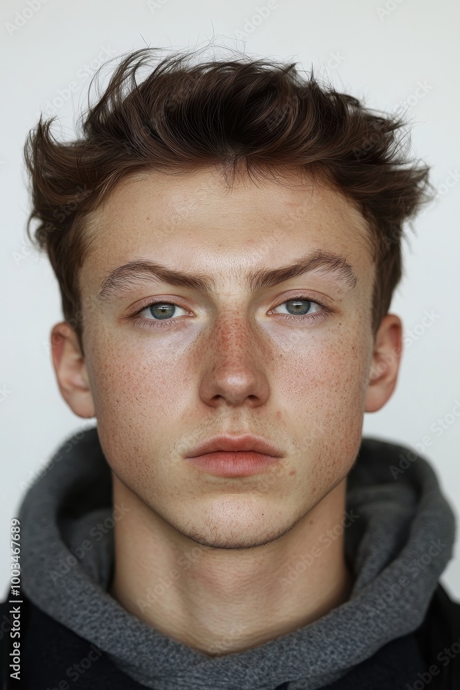 Photorealistic Portrait of a Young Man Photorealistic Portrait of a Young Man