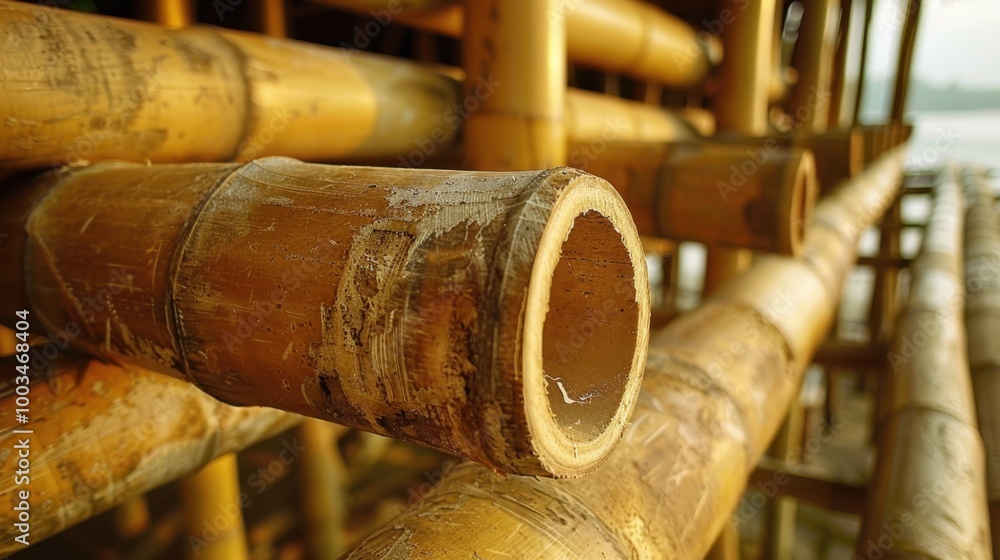Bamboo Architecture: Integrating bamboo into building design emphasizes its strength and flexibility, making use of its sustainable growth and rapid renewability.
Bamboo Architecture: Integrating bamboo into building design emphasizes its strength and flexibility, making use of its sustainable growth and rapid renewability.