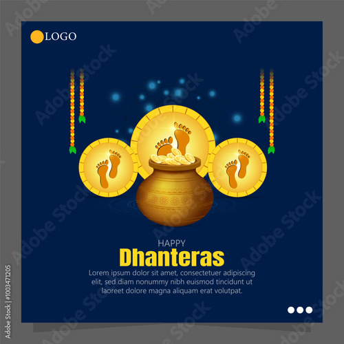 Dhanteras, also known as "Dhanatrayodashi," is the Hindu festival that begins the five-day Diwali celebration.