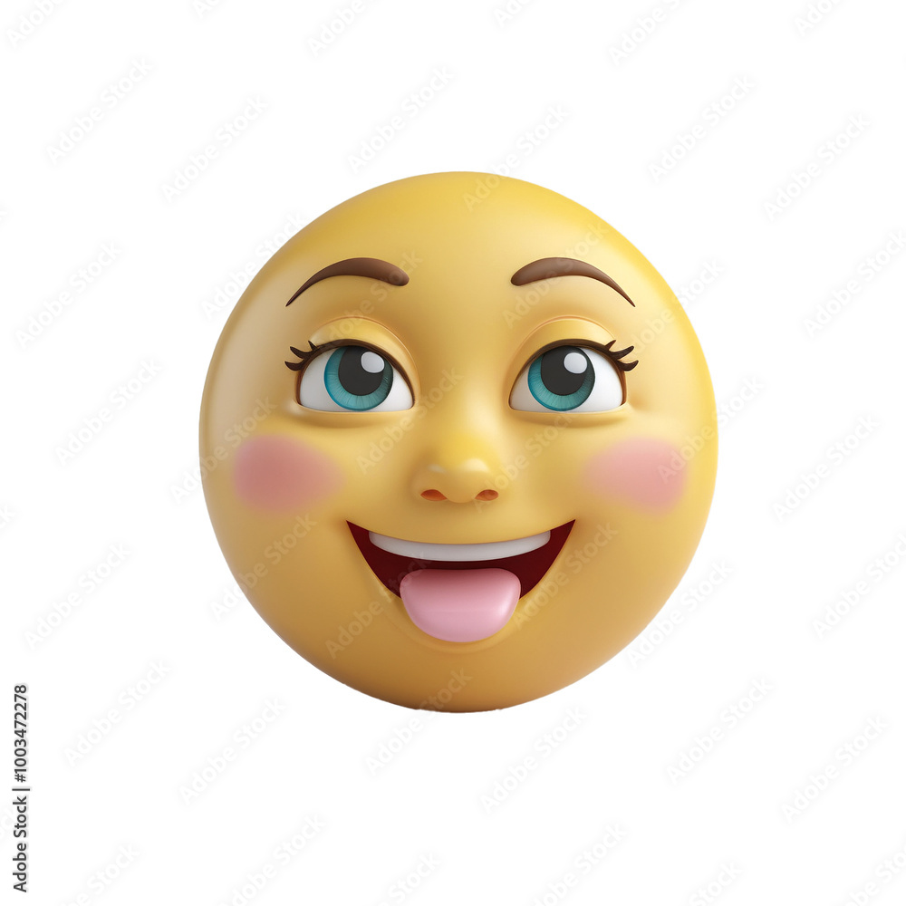 Fototapeta premium 3d smiley face