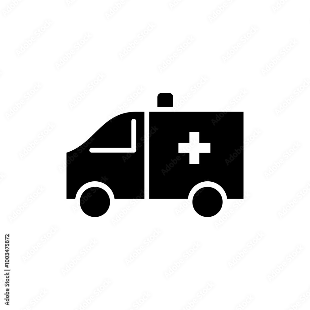 ambulance icon simple design illustration logo ambulance icon simple design illustration logo