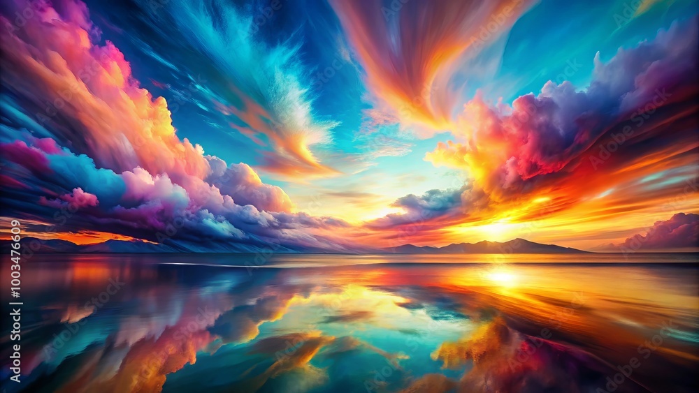 Softly blended colors create a dreamlike atmosphere in abstract art, showcasing gradual transitions that evoke serene Softly blended colors create a dreamlike atmosphere in abstract art, showcasing gradual transitions that evoke serene