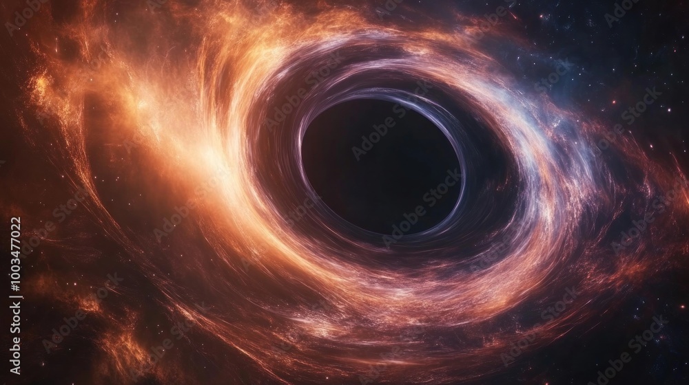 Obraz premium Black Hole in Space