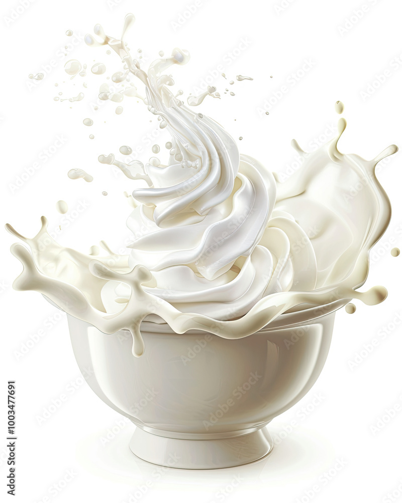 Creamy burst; airy patterns, soft peaks, illuminated by diffused light on a bright white backdrop. Creamy burst; airy patterns, soft peaks, illuminated by diffused light on a bright white backdrop.