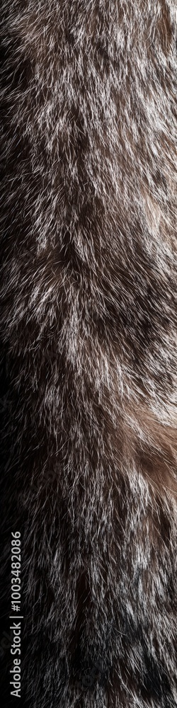 Fototapeta premium Soft, brown fur texture