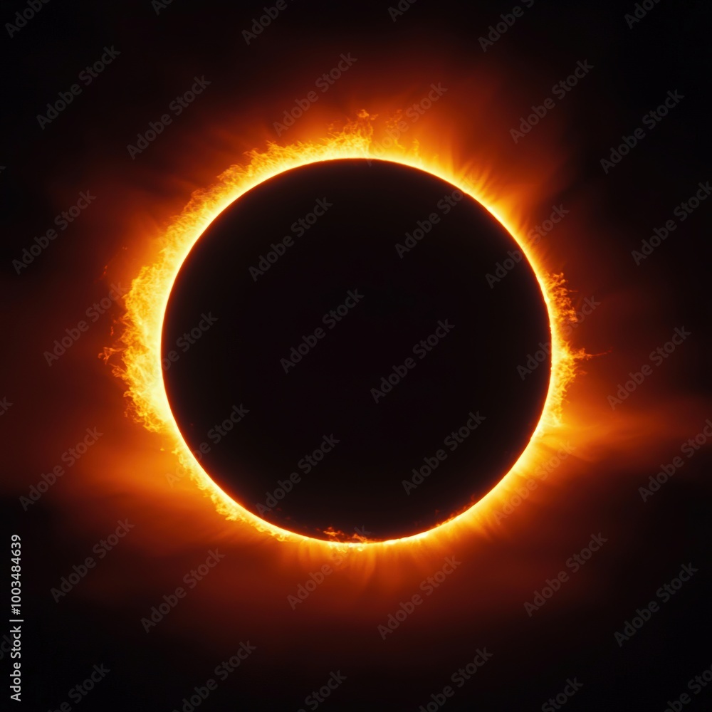 Obraz premium Solar eclipse in the sky