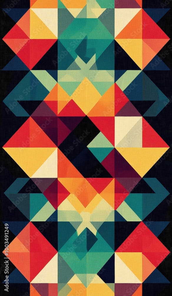 Colorful geometric pattern Colorful geometric pattern