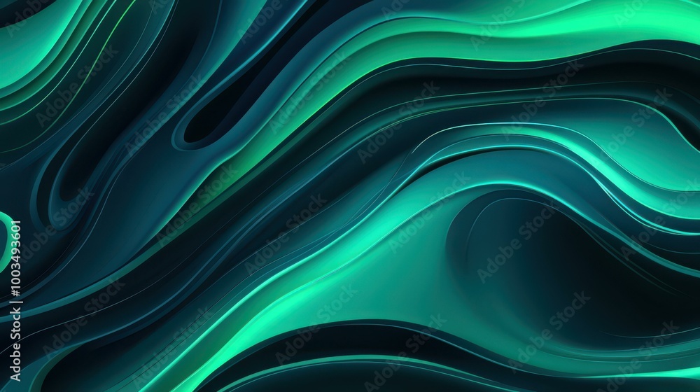 Fototapeta premium Dive into a vibrant world with a playful neon gradient illustration that captures whimsy and charm in every hue.