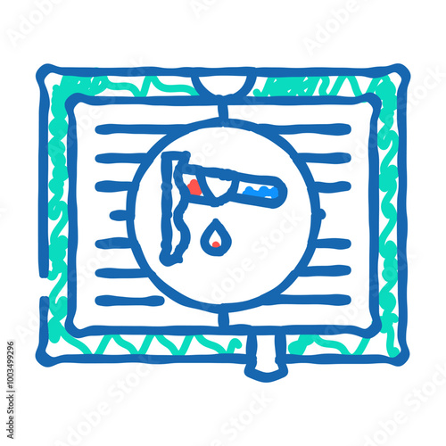 suspense thriller literature doodle icon sketch vector. suspense thriller literature sign. isolated symbol illustration