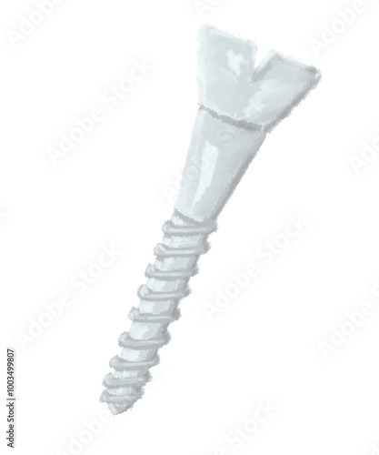 Plakat simple machine screw