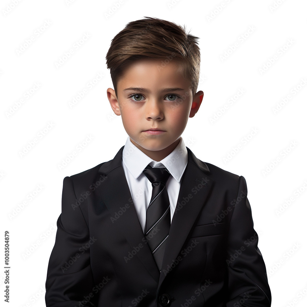 a boy in a suit and tie isolated on transparent background a boy in a suit and tie isolated on transparent background