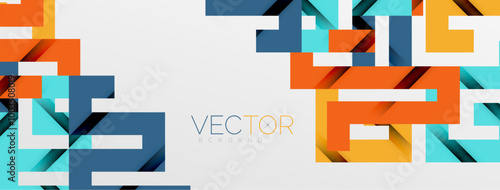 Color bend lines with shadow texture effect. Vector Illustration For Wallpaper, Banner, Background, Card, Book Illustration, landing page