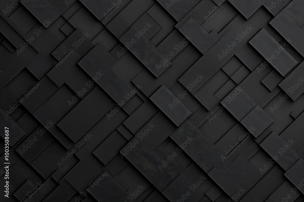 Abstract black geometric pattern Abstract black geometric pattern