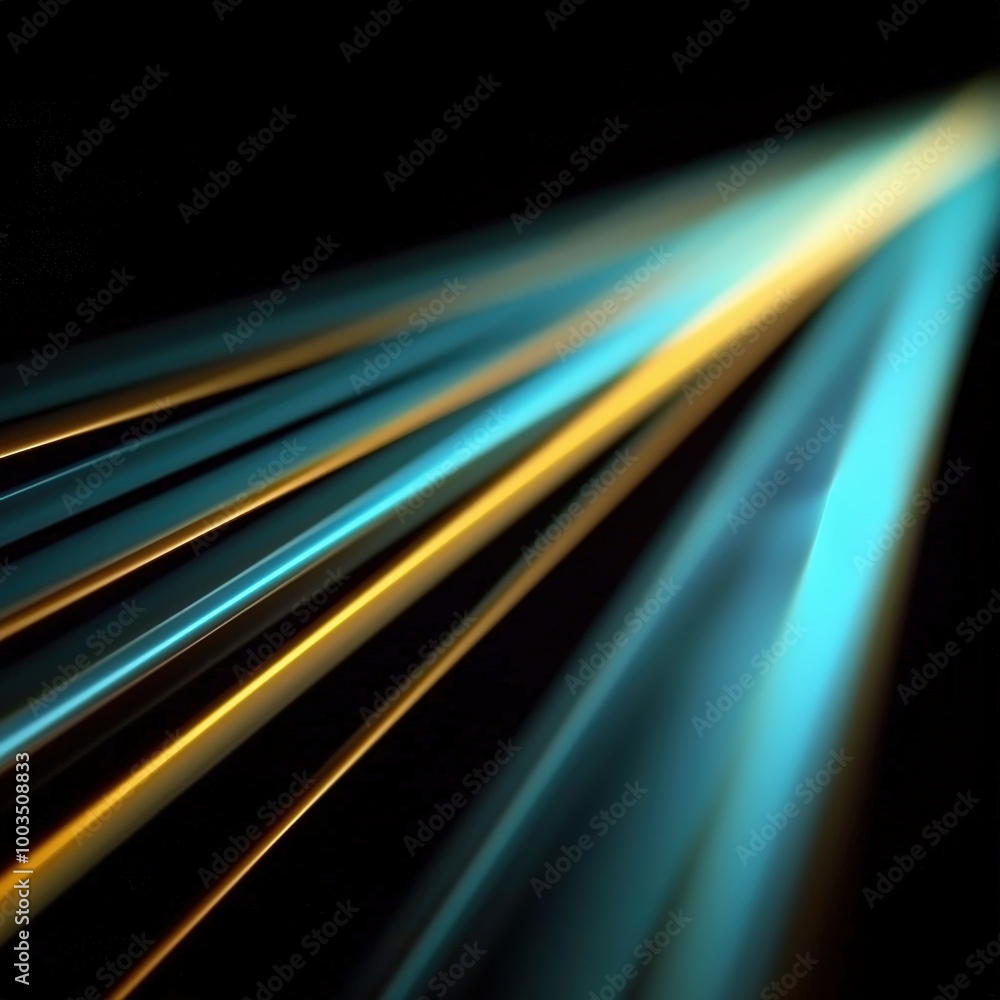 Abstract blue & gold lines Abstract blue & gold lines