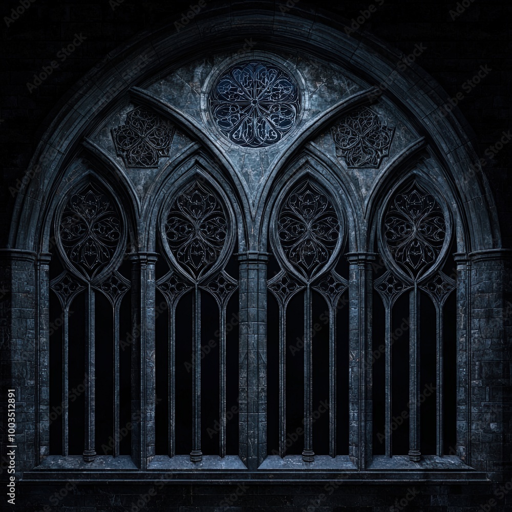 Naklejka premium Gothic window detail