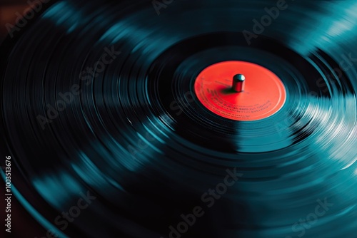 close up of a vinyl record