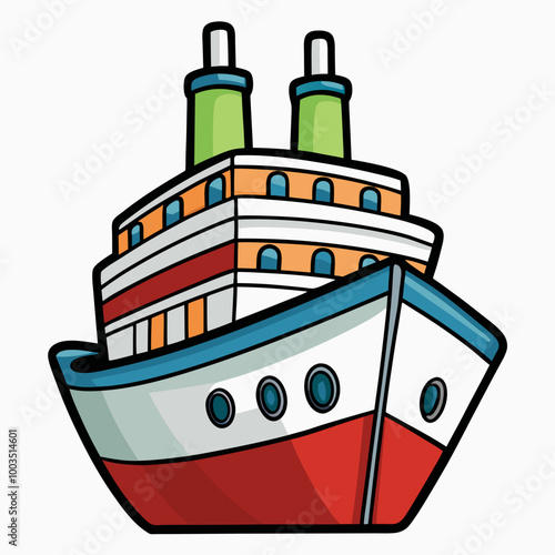 illustration of a ship