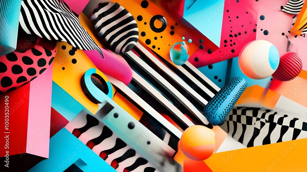 Abstract 3d render, colorful background design, modern illustration. Abstract 3d render, colorful background design, modern illustration.
