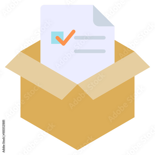 Backlog Icon Flat Icon