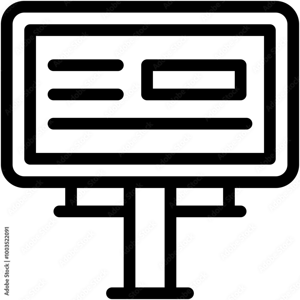 Billboard, digital signage, advertising, poster, signs, Advertisement Icon Billboard, digital signage, advertising, poster, signs, Advertisement Icon
