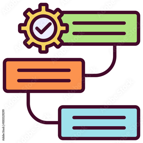 Prioritization Icon Outline Color Icon