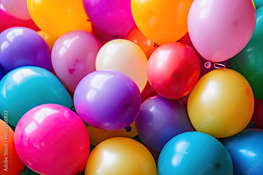 Colorful balloons in various shades. This image can be used for celebrating events like birthdays, anniversaries, or parties. Colorful balloons in various shades. This image can be used for celebrating events like birthdays, anniversaries, or parties.