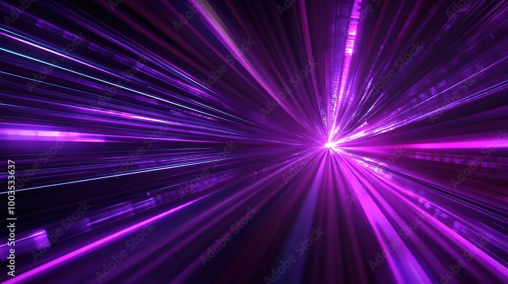 Vibrant Light Rays in Dynamic Motion Vibrant Light Rays in Dynamic Motion