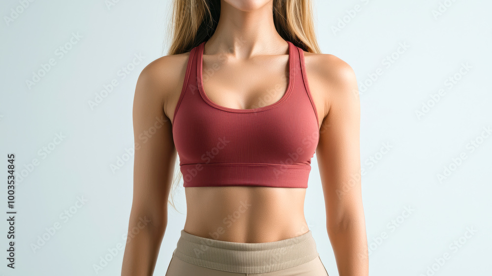 Fototapeta premium Athletic woman in sportswear