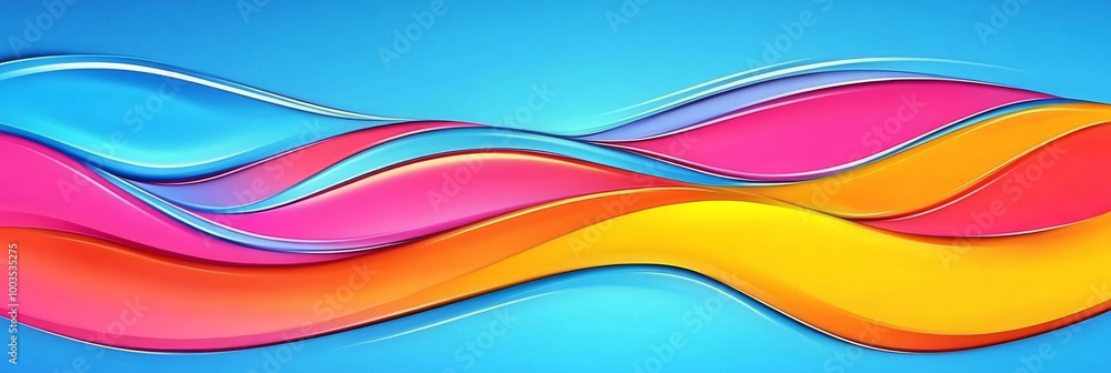 Abstract colorful wavy background with vibrant hues. Abstract colorful wavy background with vibrant hues.
