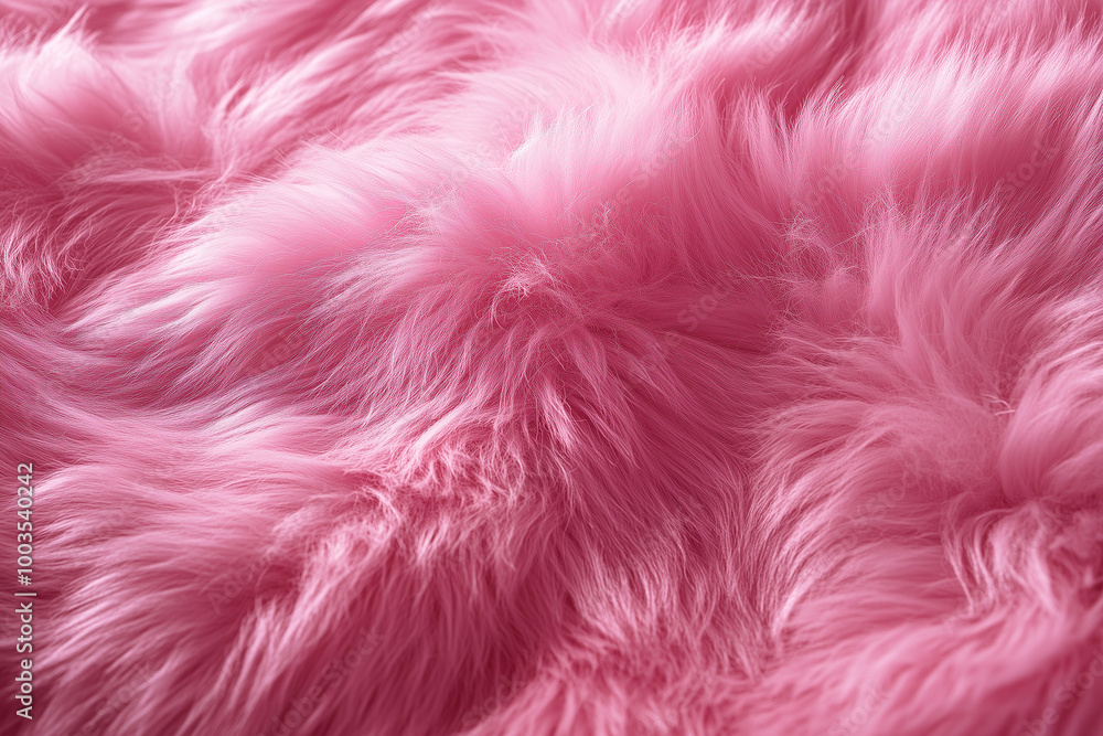close up of a pink fuzzy animal fur. The fur is very fluffy and has a lot of texture. The fur is pink and looks very soft and cozy close up of a pink fuzzy animal fur. The fur is very fluffy and has a lot of texture. The fur is pink and looks very soft and cozy