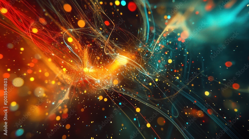 Abstract Colorful Lightscape Abstract Colorful Lightscape