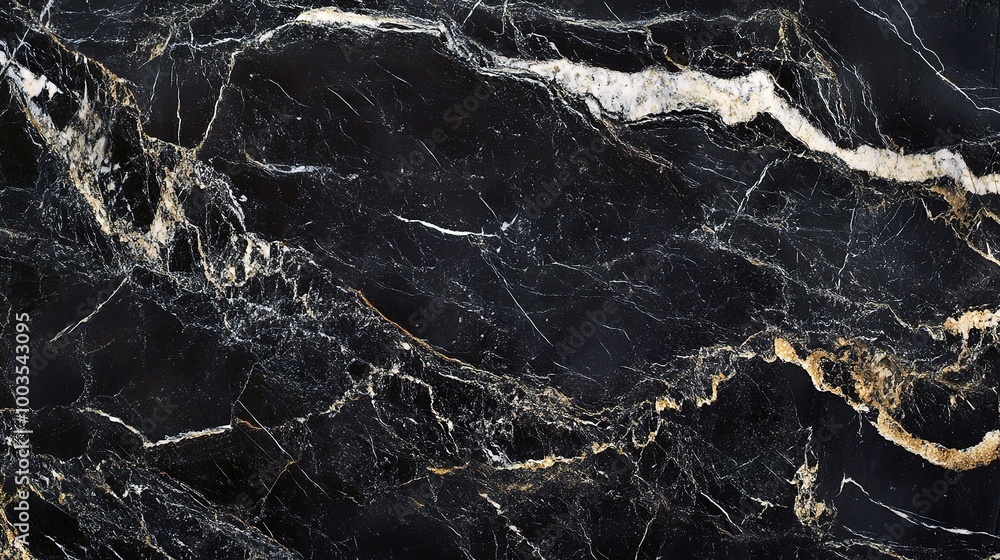 Elegant Dark Marble with Gold Veins for Design Projects Elegant Dark Marble with Gold Veins for Design Projects