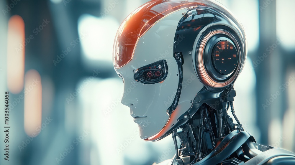 AI Analytics robot background AI Analytics robot background
