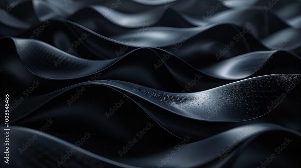 A dark abstract composition with a luxurious feel featuring A dark abstract composition with a luxurious feel featuring