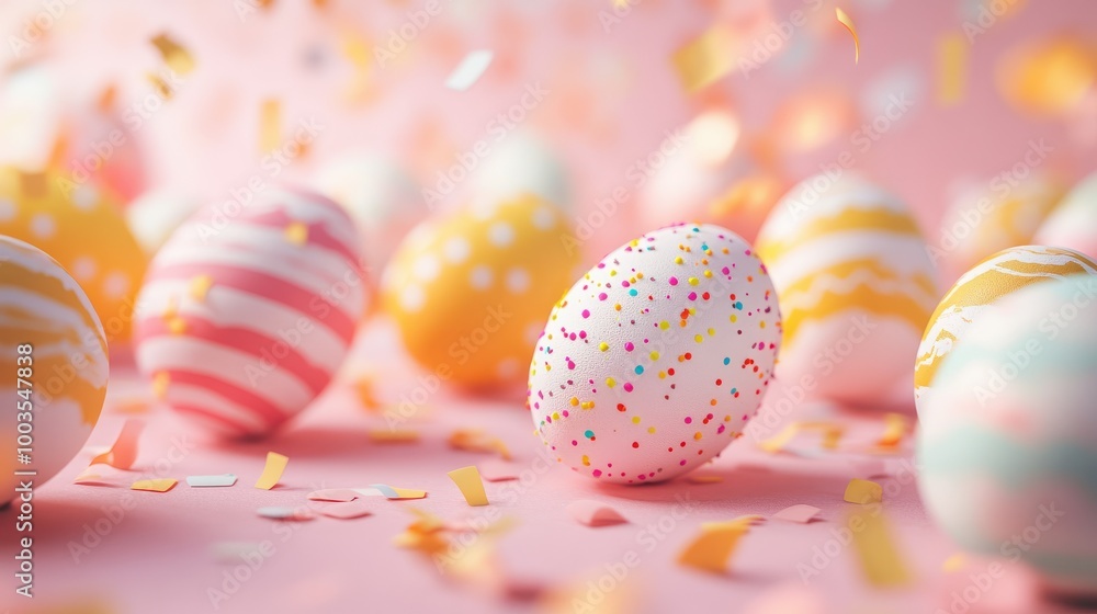 Colorful background of easter eggs collection, easter celebration Colorful background of easter eggs collection, easter celebration