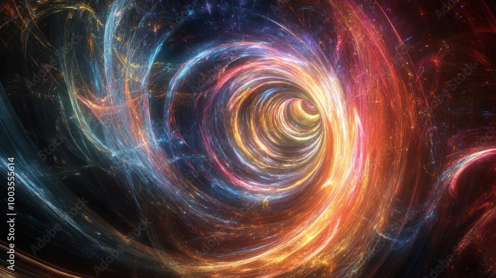 Cosmic Vortex - Abstract Art Cosmic Vortex - Abstract Art