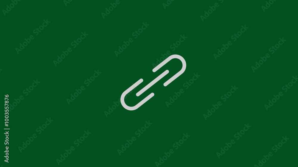 The link icon. Linked symbol. Flat Vector illustration The link icon. Linked symbol. Flat Vector illustration