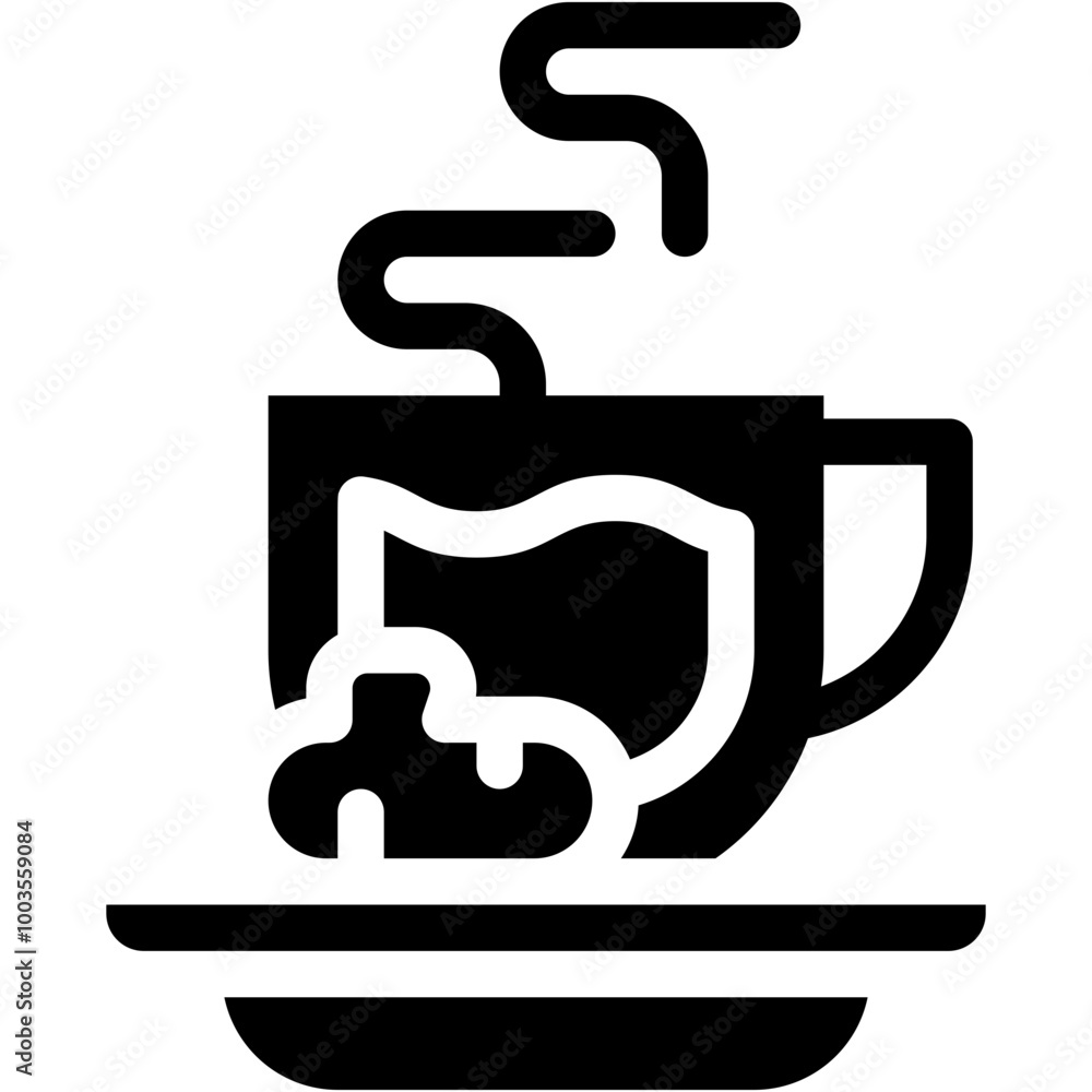 Vector Icon Ginger Tea, Hot Drink, Tea, Cup, Beverage, Tea Cup Vector Icon Ginger Tea, Hot Drink, Tea, Cup, Beverage, Tea Cup