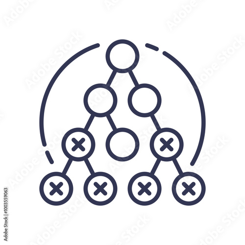 Hierarchical structure with restricted access nodes, illustrating Least Privilege Access.