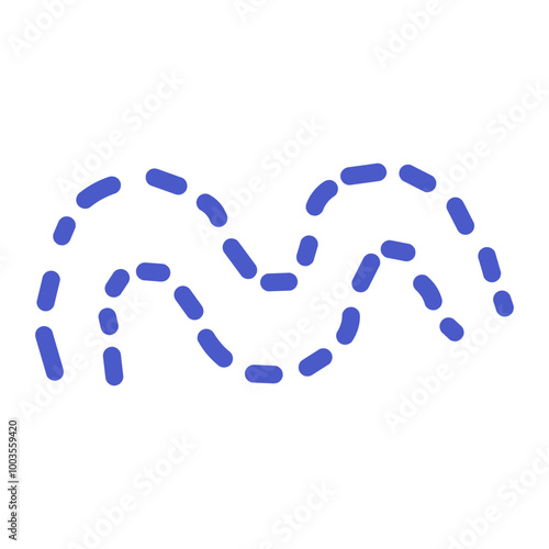 Dotted Line Abstract