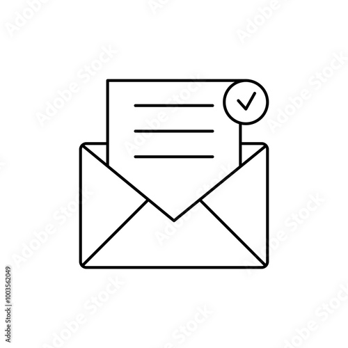 Mail icon, sent message icon