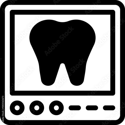 Vector Icon X Ray, Medical, Bone, Radiology, Diagnosis, Radiography