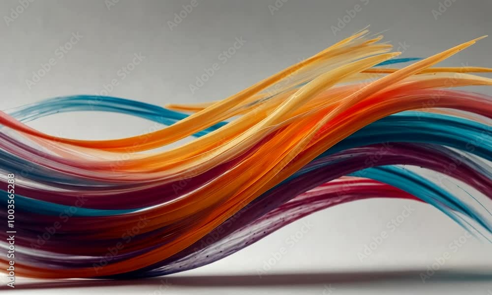 Modern abstract high-speed movement. Colorful dynamic motion on white background Modern abstract high-speed movement. Colorful dynamic motion on white background