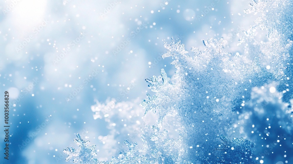 Soft Snowflakes in Winter Wonder Soft Snowflakes in Winter Wonder