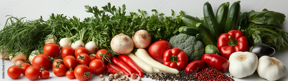 Vegan cuisine ingredients, created using Generative AI technology. Vegan cuisine ingredients, created using Generative AI technology.