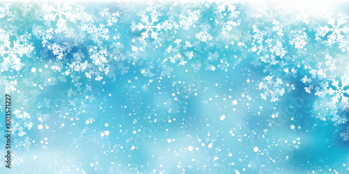 クリスマス　雪　風景　冬　背景