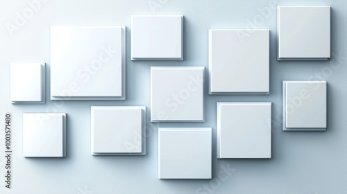 Wallpaper Mural Abstract geometric background minimalist modern graphic design light elegant dynamic universal Torontodigital.ca