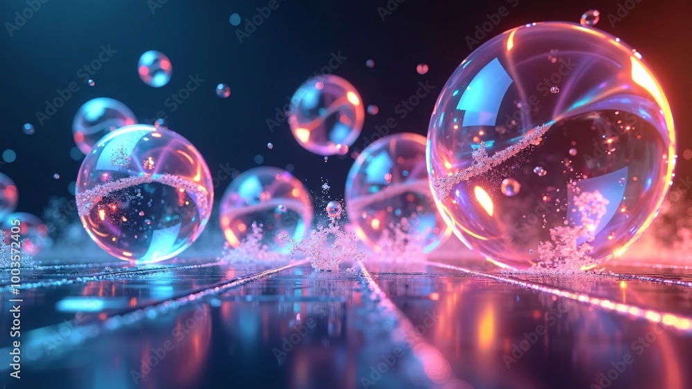 3D, holographic, abstract, illustration, design 3D, holographic, abstract, illustration, design
