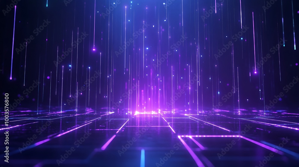 Abstract glowing digital background with vibrant vertical lines and illuminated patterns. Abstract glowing digital background with vibrant vertical lines and illuminated patterns.