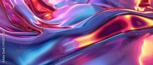 Abstract Wavy Liquid Background.